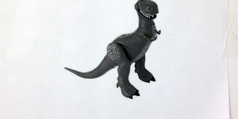 Office Manners Office notice with picture of a T-Rex saying "T-Rex's arms are too small to change the water bottle when it is empty, what's your excuse!"